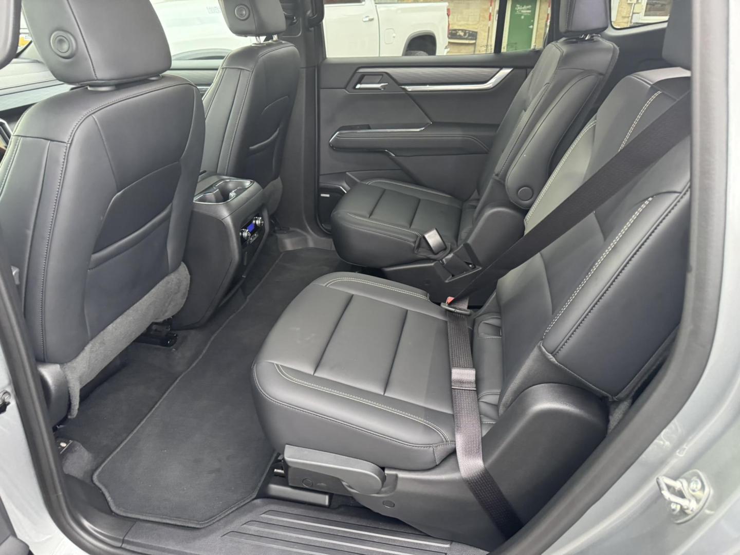 2024 Silver /Black GMC Acadia Elevation AWD (1GKENNKS0RJ) with an 2.5L L4 DOHC 16V engine, 9A transmission, located at 116 5th Avenue South, Lewistown, MT, 59457, 47.063877, -109.427879 - Just arrived — a 2024 GMC Acadia Elevation AWD, and it’s the right build. This one comes with the Elevation appearance package, a full leather interior, and the updated body style that looks sharp from every angle. You get confident AWD for winter, a smooth turbo powertrain, three-row seating, a - Photo#12