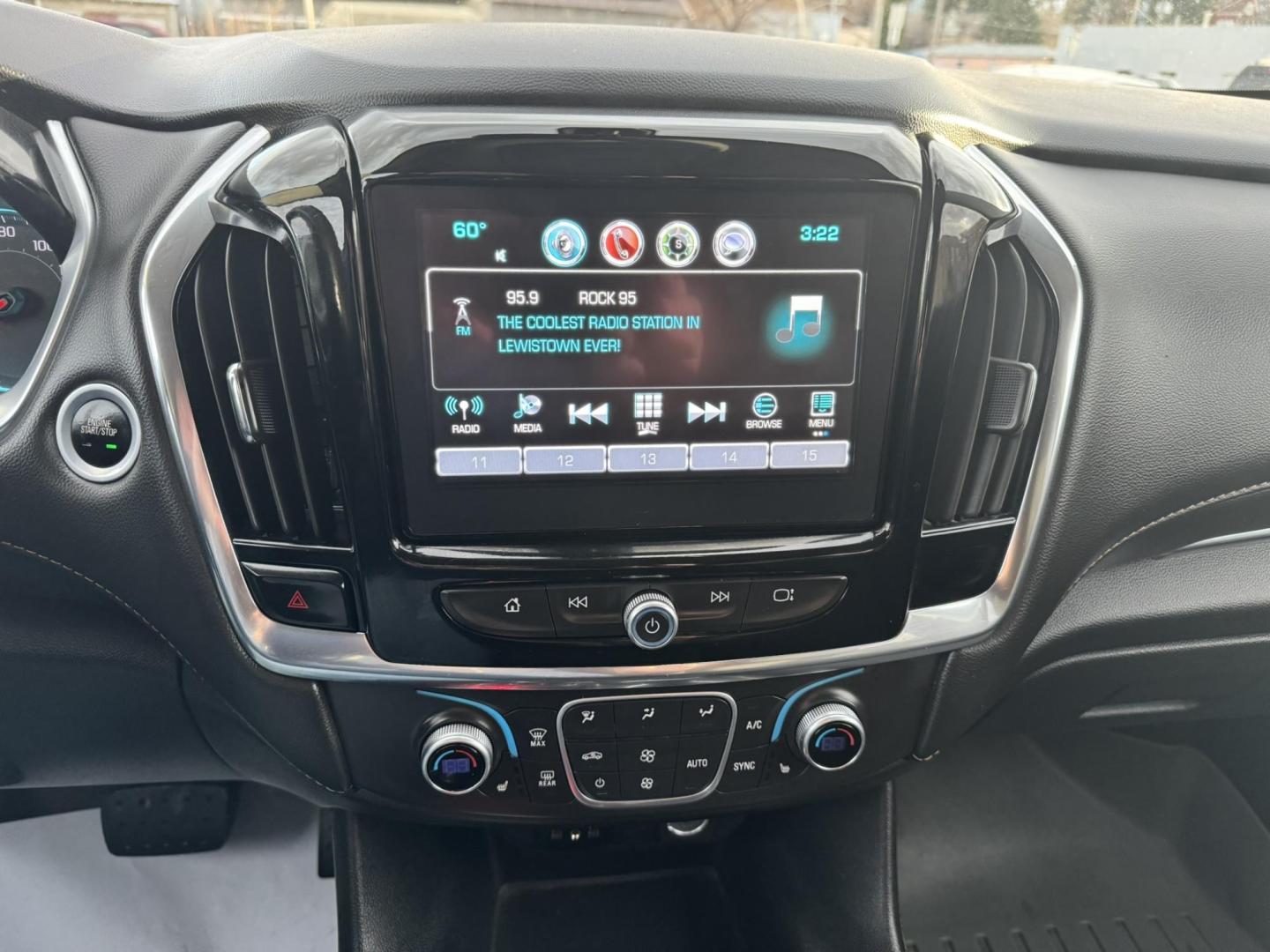 2018 Maroon /Grey Chevrolet Traverse LT Cloth AWD (1GNEVGKW4JJ) with an 3.6L V6 DOHC 24V engine, 9A transmission, located at 116 5th Avenue South, Lewistown, MT, 59457, 47.063877, -109.427879 - Nicely loaded local trade, economical AWD! - Photo#15