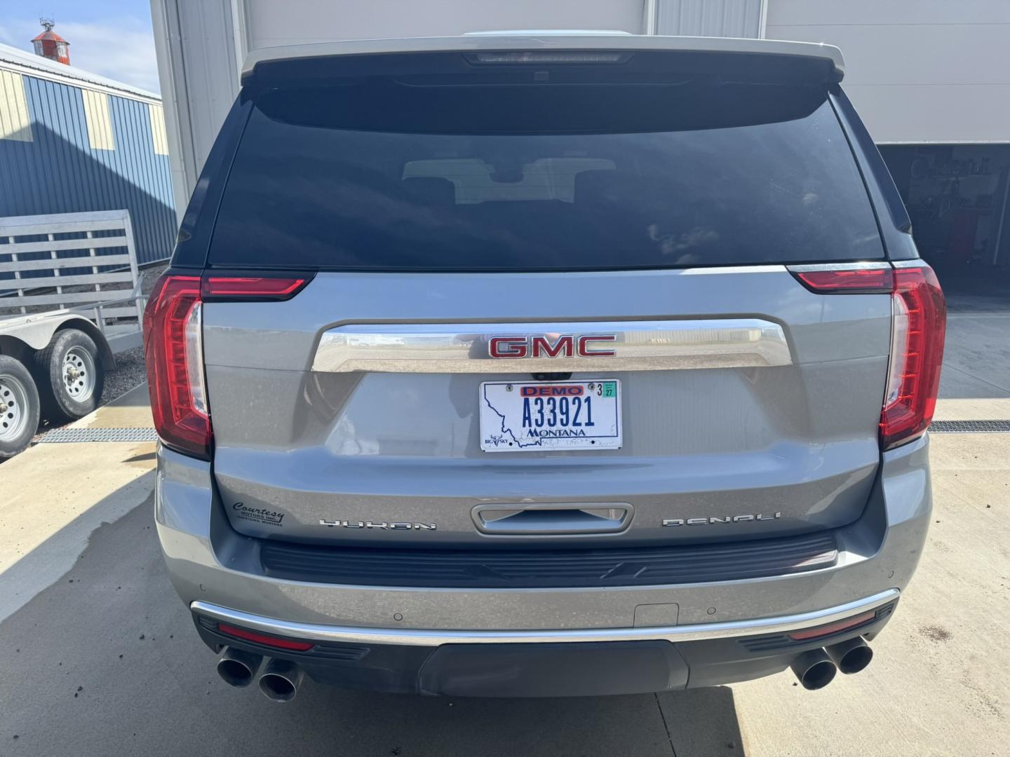 2023 Silver /Black GMC Yukon Denali 4WD (1GKS2DKL8PR) with an 6.2L V8 OHV 16V engine, 10A transmission, located at 116 5th Avenue South, Lewistown, MT, 59457, 47.063877, -109.427879 - 2023 GMC Yukon Denali — Super Cruise • Rear Entertainment • Loaded This 2023 Yukon Denali checks every box if you’re looking for luxury, space, and long-distance comfort. It’s powered by the smooth 6.2L V8 and finished in true Denali style with premium leather, advanced tech, and a quie- Photo#3