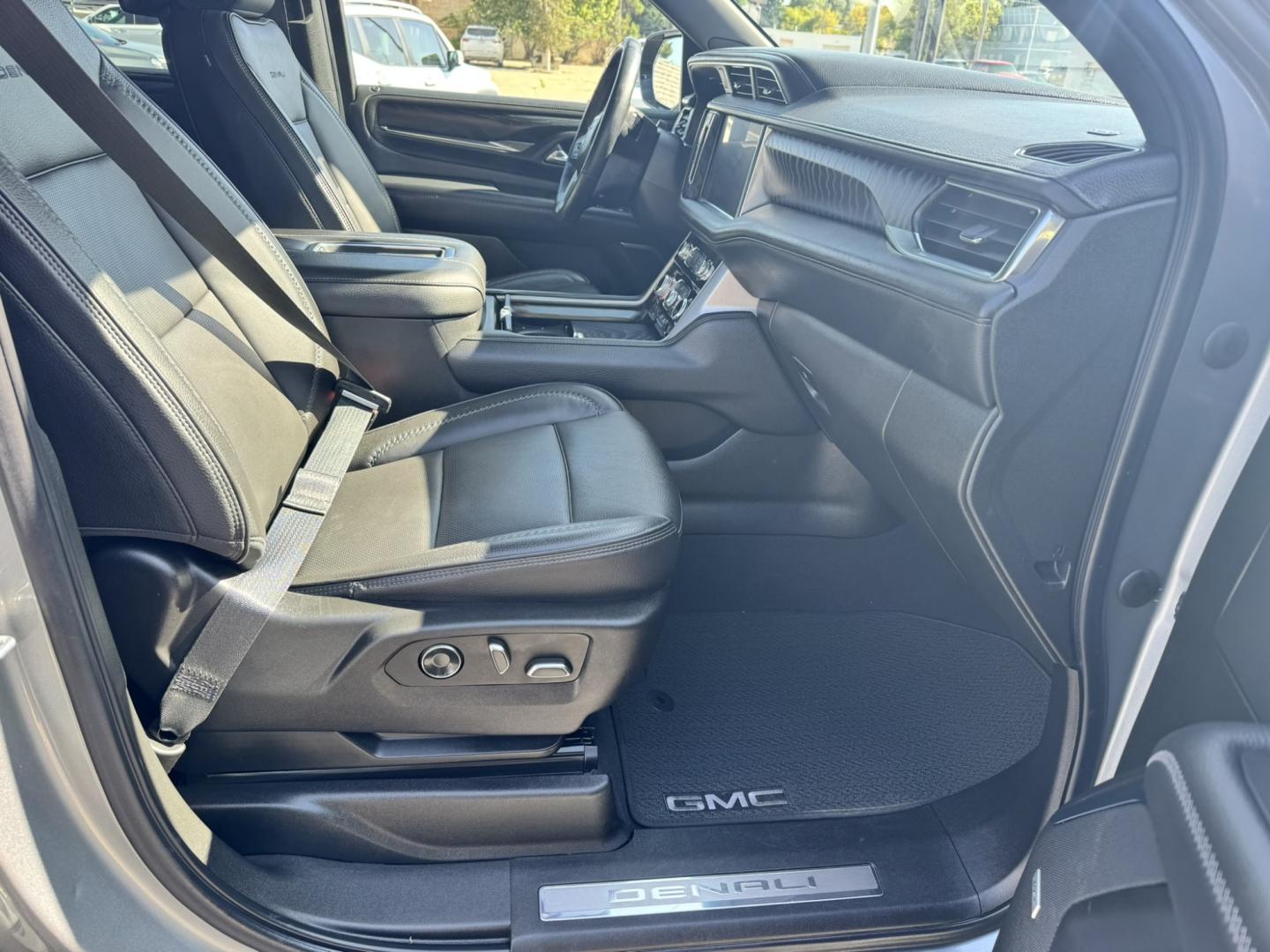 2023 Silver /Black GMC Yukon Denali 4WD (1GKS2DKL8PR) with an 6.2L V8 OHV 16V engine, 10A transmission, located at 116 5th Avenue South, Lewistown, MT, 59457, 47.063877, -109.427879 - 2023 GMC Yukon Denali — Super Cruise • Rear Entertainment • Loaded This 2023 Yukon Denali checks every box if you’re looking for luxury, space, and long-distance comfort. It’s powered by the smooth 6.2L V8 and finished in true Denali style with premium leather, advanced tech, and a quie- Photo#8