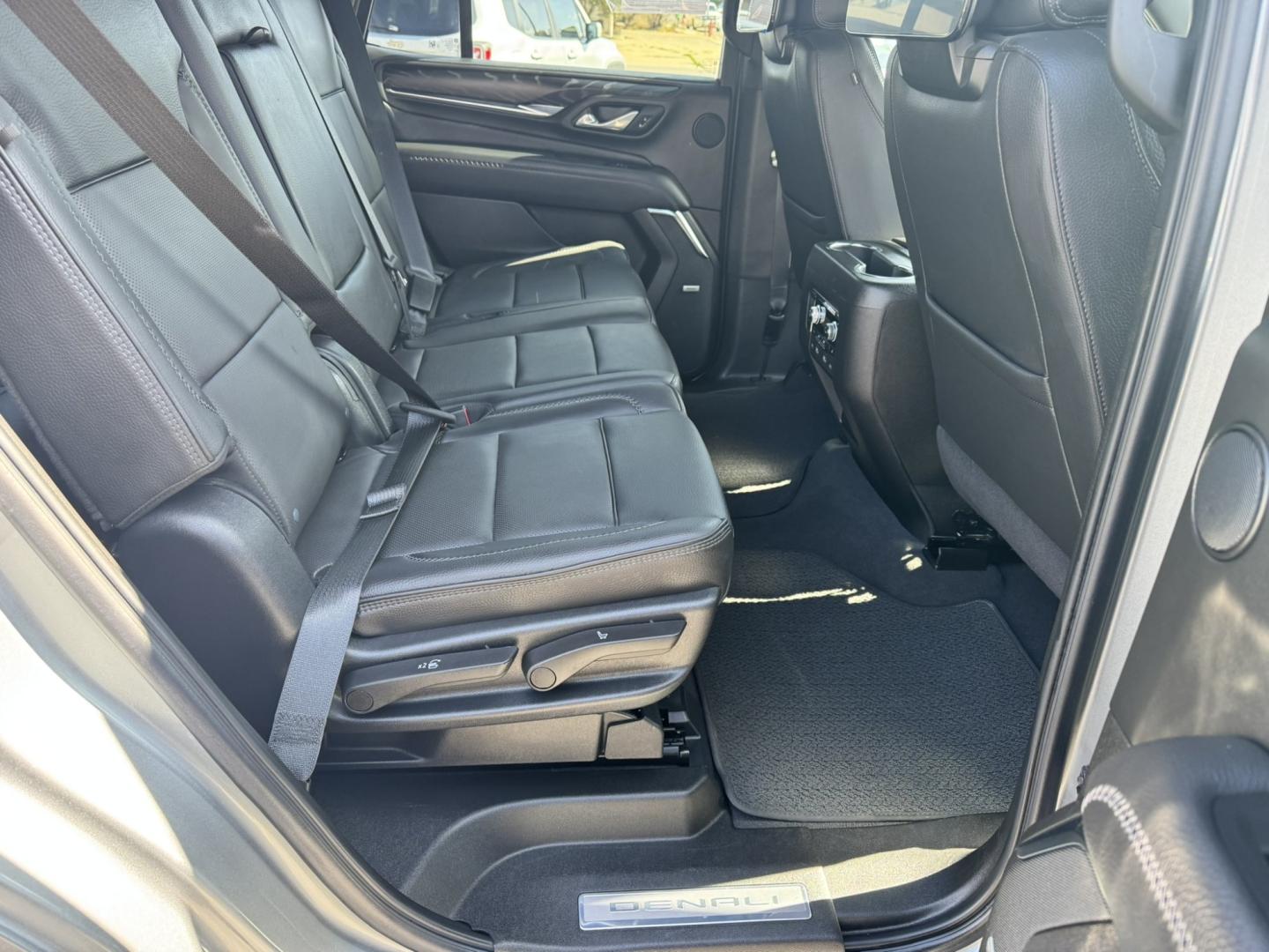 2023 Silver /Black GMC Yukon Denali 4WD (1GKS2DKL8PR) with an 6.2L V8 OHV 16V engine, 10A transmission, located at 116 5th Avenue South, Lewistown, MT, 59457, 47.063877, -109.427879 - 2023 GMC Yukon Denali — Super Cruise • Rear Entertainment • Loaded This 2023 Yukon Denali checks every box if you’re looking for luxury, space, and long-distance comfort. It’s powered by the smooth 6.2L V8 and finished in true Denali style with premium leather, advanced tech, and a quie- Photo#9