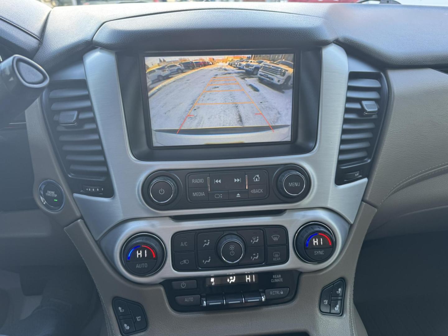 2015 Silver /Tan GMC Yukon XL SLT 1/2 Ton 4WD (1GKS2HKC4FR) with an 5.3L V8 OHV 16V engine, 6-Speed Automatic transmission, located at 116 5th Avenue South, Lewistown, MT, 59457, 47.063877, -109.427879 - Photo#26