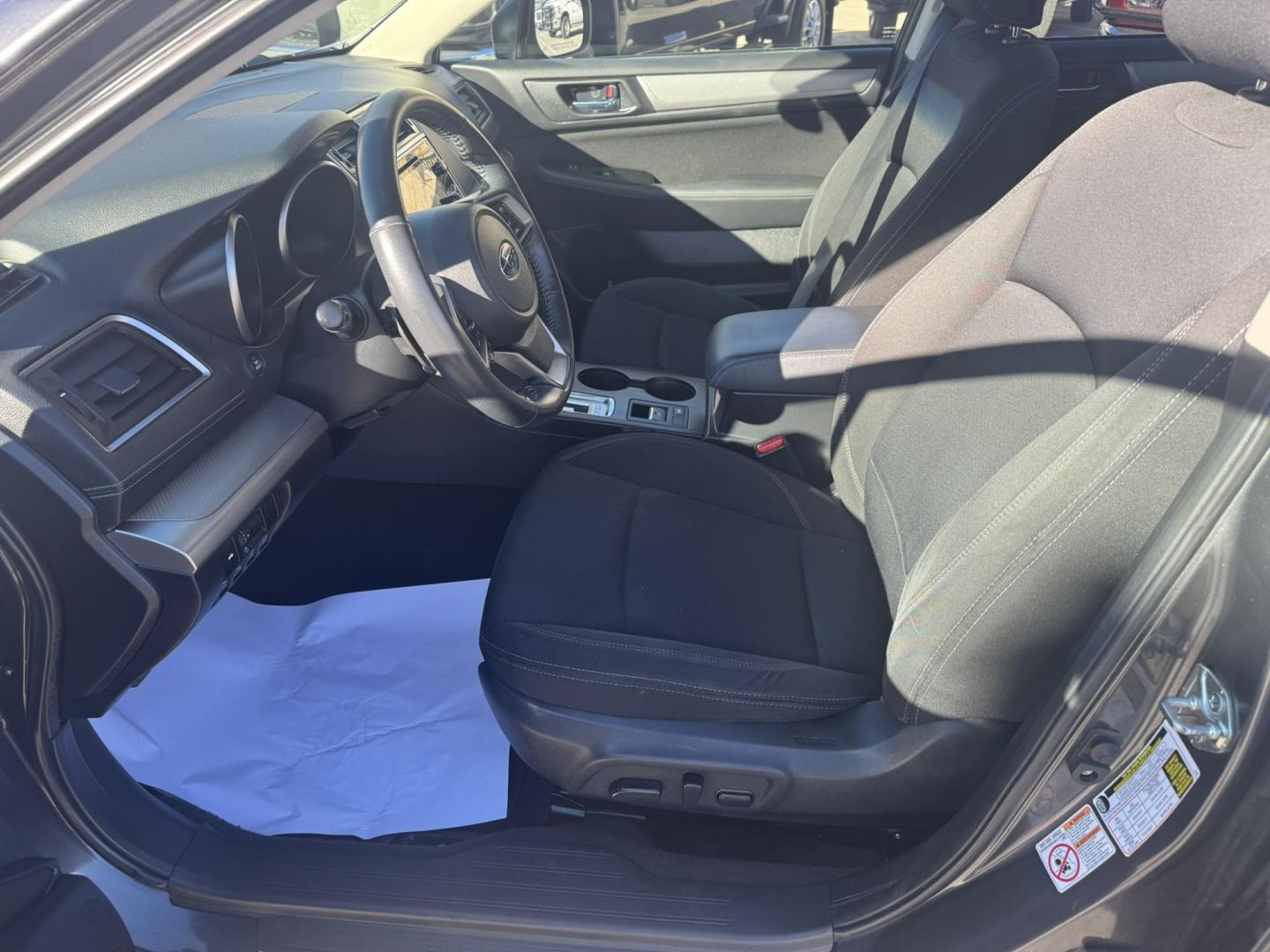 2018 Grey /Grey Subaru Legacy 2.5i Premium (4S3BNAF68J3) with an 2.5L H4 SOHC 16V engine, CVT transmission, located at 116 5th Avenue South, Lewistown, MT, 59457, 47.063877, -109.427879 - Photo#10