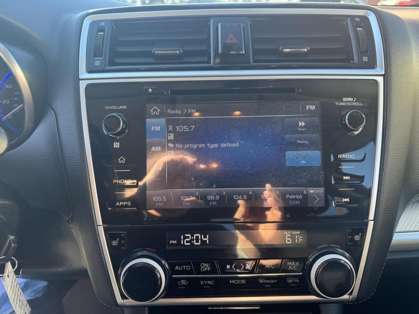 2018 Grey /Grey Subaru Legacy 2.5i Premium (4S3BNAF68J3) with an 2.5L H4 SOHC 16V engine, CVT transmission, located at 116 5th Avenue South, Lewistown, MT, 59457, 47.063877, -109.427879 - Photo#17