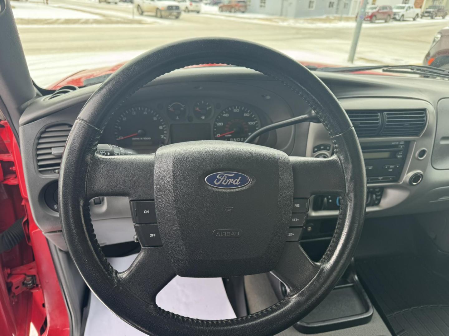 2009 Red /Grey Ford Ranger FX4 Off-Road SuperCab 4 Door (1FTZR45E19P) with an 4.0L V6 SOHC 12V engine, Automatic transmission, located at 116 5th Avenue South, Lewistown, MT, 59457, 47.063877, -109.427879 - Local trade, super clean Ranger 4X4 - Photo#10