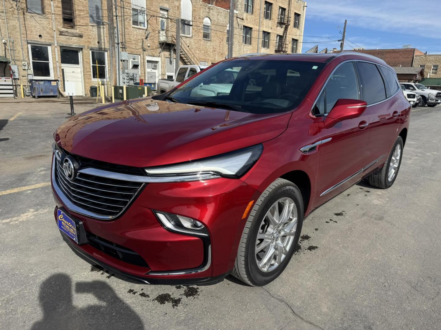 2024 Maroon /Grey Buick Enclave Premium AWD (5GAEVBKW2RJ) with an 3.6L V6 DOHC 24V engine, 9A transmission, located at 116 5th Avenue South, Lewistown, MT, 59457, 47.063877, -109.427879 - This 2024 Buick Enclave Premium AWD delivers a refined driving experience with the comfort, space, and confidence today’s SUV buyers want. Equipped with all-wheel drive, it offers excellent traction and stability for all seasons while maintaining a smooth, quiet ride. The Premium trim features a - Photo#6