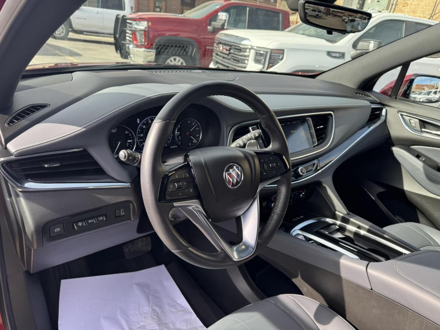 2024 Maroon /Grey Buick Enclave Premium AWD (5GAEVBKW2RJ) with an 3.6L V6 DOHC 24V engine, 9A transmission, located at 116 5th Avenue South, Lewistown, MT, 59457, 47.063877, -109.427879 - This 2024 Buick Enclave Premium AWD delivers a refined driving experience with the comfort, space, and confidence today’s SUV buyers want. Equipped with all-wheel drive, it offers excellent traction and stability for all seasons while maintaining a smooth, quiet ride. The Premium trim features a - Photo#19