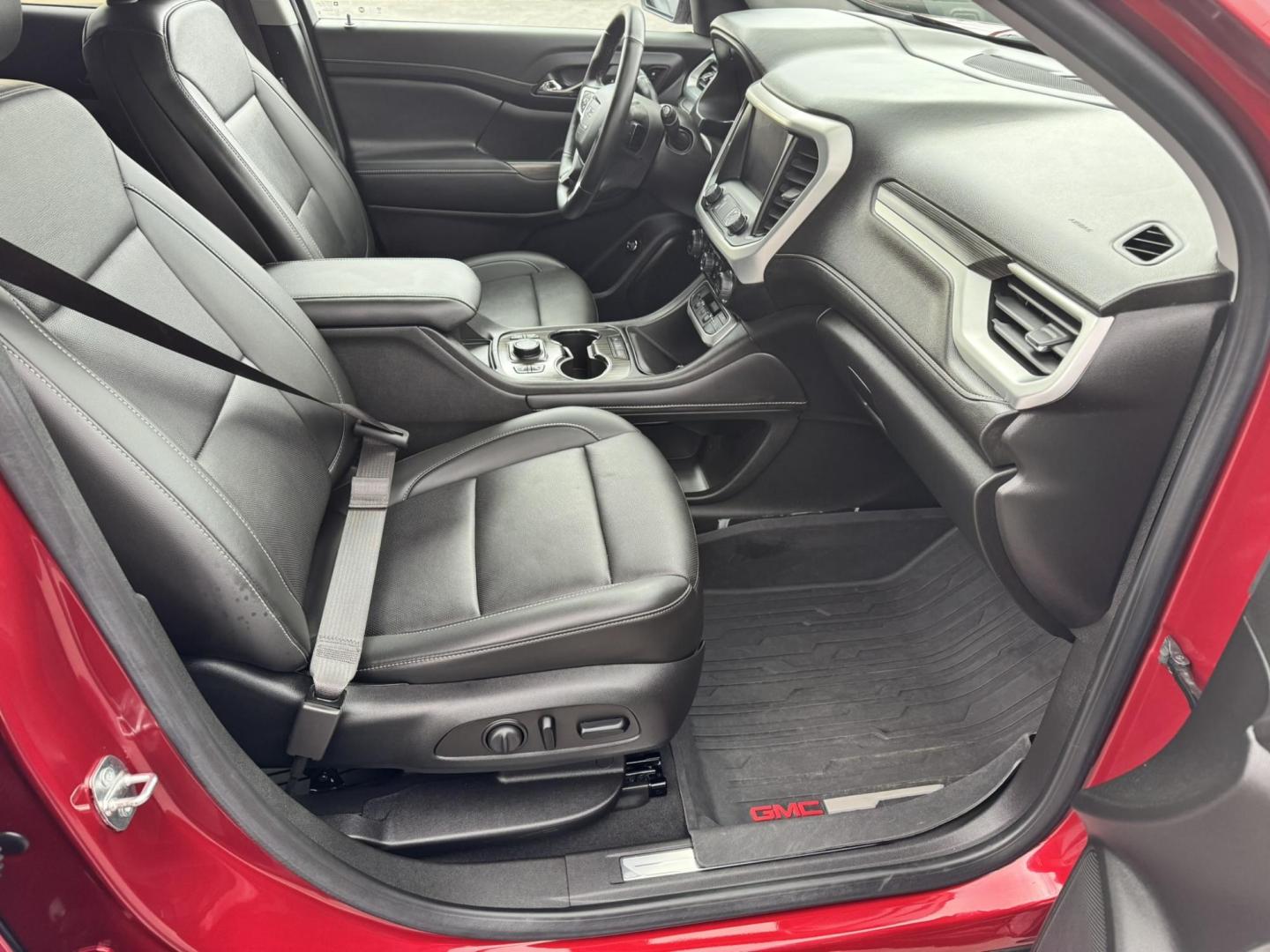 2023 Maroon /Black GMC Acadia SLT AWD (1GKKNULS7PZ) with an 3.6L V6 DOHC 24V engine, 9A transmission, located at 116 5th Avenue South, Lewistown, MT, 59457, 47.063877, -109.427879 - 2023 GMC Acadia SLT AWD Elevation Edition – sharp, loaded, and ready for anything. Finished with the Elevation Edition, this Acadia stands out with blacked-out wheels, trim, and badging that give it a bold, aggressive look you don’t see on every SUV. Powered by a smooth and capable V6 with all- - Photo#7