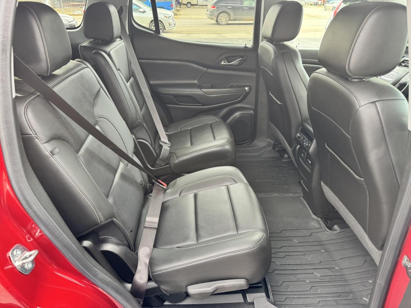 2023 Maroon /Black GMC Acadia SLT AWD (1GKKNULS7PZ) with an 3.6L V6 DOHC 24V engine, 9A transmission, located at 116 5th Avenue South, Lewistown, MT, 59457, 47.063877, -109.427879 - 2023 GMC Acadia SLT AWD Elevation Edition – sharp, loaded, and ready for anything. Finished with the Elevation Edition, this Acadia stands out with blacked-out wheels, trim, and badging that give it a bold, aggressive look you don’t see on every SUV. Powered by a smooth and capable V6 with all- - Photo#8