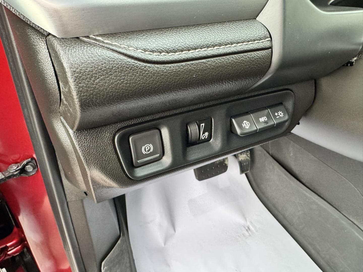 2023 Maroon /Black GMC Acadia SLT AWD (1GKKNULS7PZ) with an 3.6L V6 DOHC 24V engine, 9A transmission, located at 116 5th Avenue South, Lewistown, MT, 59457, 47.063877, -109.427879 - 2023 GMC Acadia SLT AWD Elevation Edition – sharp, loaded, and ready for anything. Finished with the Elevation Edition, this Acadia stands out with blacked-out wheels, trim, and badging that give it a bold, aggressive look you don’t see on every SUV. Powered by a smooth and capable V6 with all- - Photo#16