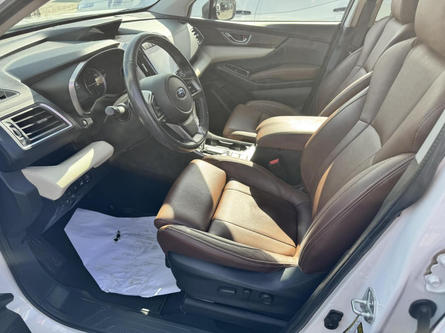 2022 WHITE /Brown Subaru Ascent Touring (4S4WMARD4N3) with an 2.4L L4 DOHC 16V engine, CVT transmission, located at 116 5th Avenue South, Lewistown, MT, 59457, 47.063877, -109.427879 - Photo#13