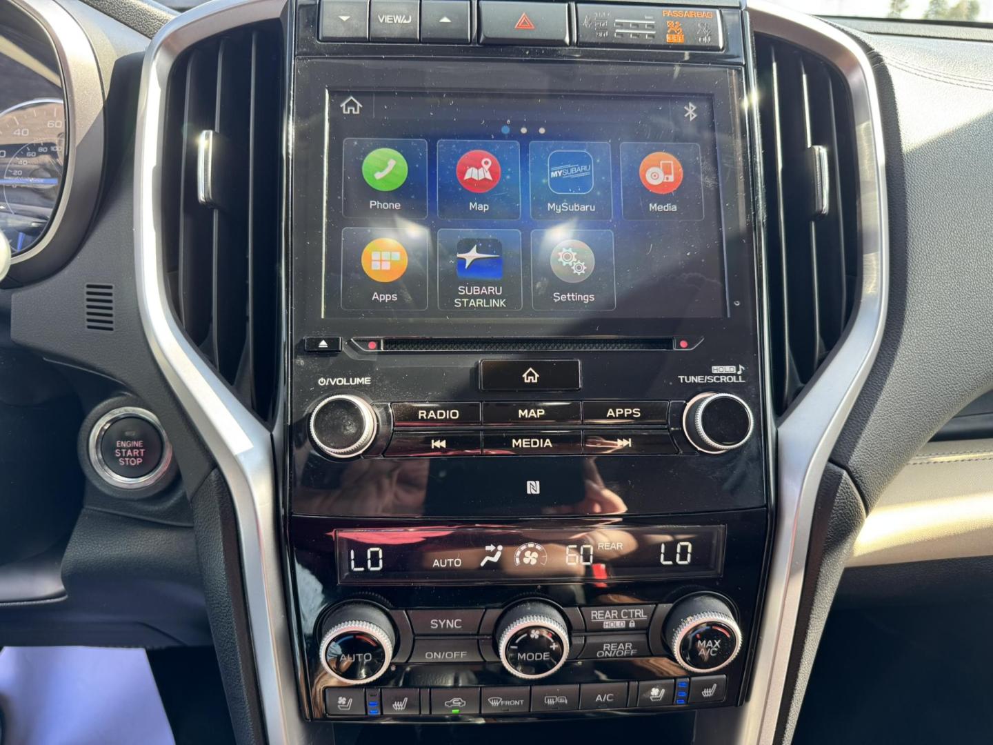 2022 WHITE /Brown Subaru Ascent Touring (4S4WMARD4N3) with an 2.4L L4 DOHC 16V engine, CVT transmission, located at 116 5th Avenue South, Lewistown, MT, 59457, 47.063877, -109.427879 - Photo#23