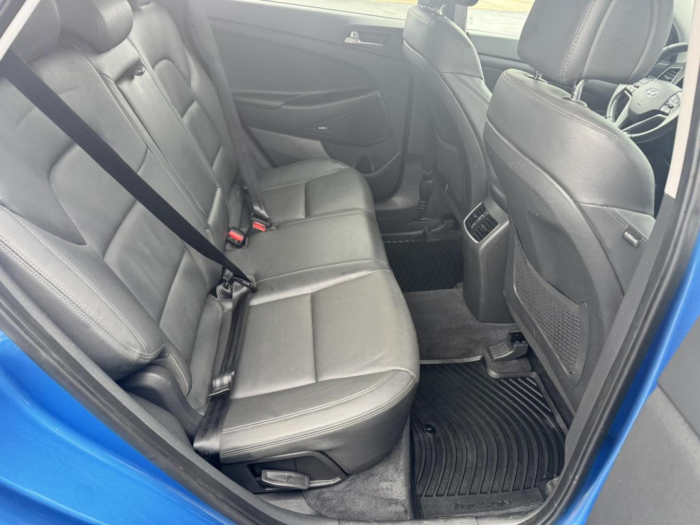 2017 Blue /Black Hyundai Tucson SE w/Preferred Package AWD (KM8J3CA43HU) with an 2.0L L4 DOHC 16V engine, 6A transmission, located at 116 5th Avenue South, Lewistown, MT, 59457, 47.063877, -109.427879 - Photo#8