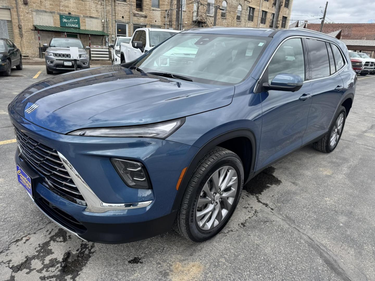 2025 Blue /Black Buick Enclave Preferred AWD (5GAEVARS7SJ) with an 2.5L L4 DOHC 16V TURBO engine, 9A transmission, located at 116 5th Avenue South, Lewistown, MT, 59457, 47.063877, -109.427879 - The completely redesigned 2025 Buick Enclave Preferred AWD delivers the perfect mix of space, comfort, and modern technology in a sleek, upscale package. Powered by a smooth and efficient turbocharged engine paired with a refined automatic transmission, this all-wheel-drive SUV is built to handle Mo - Photo#6