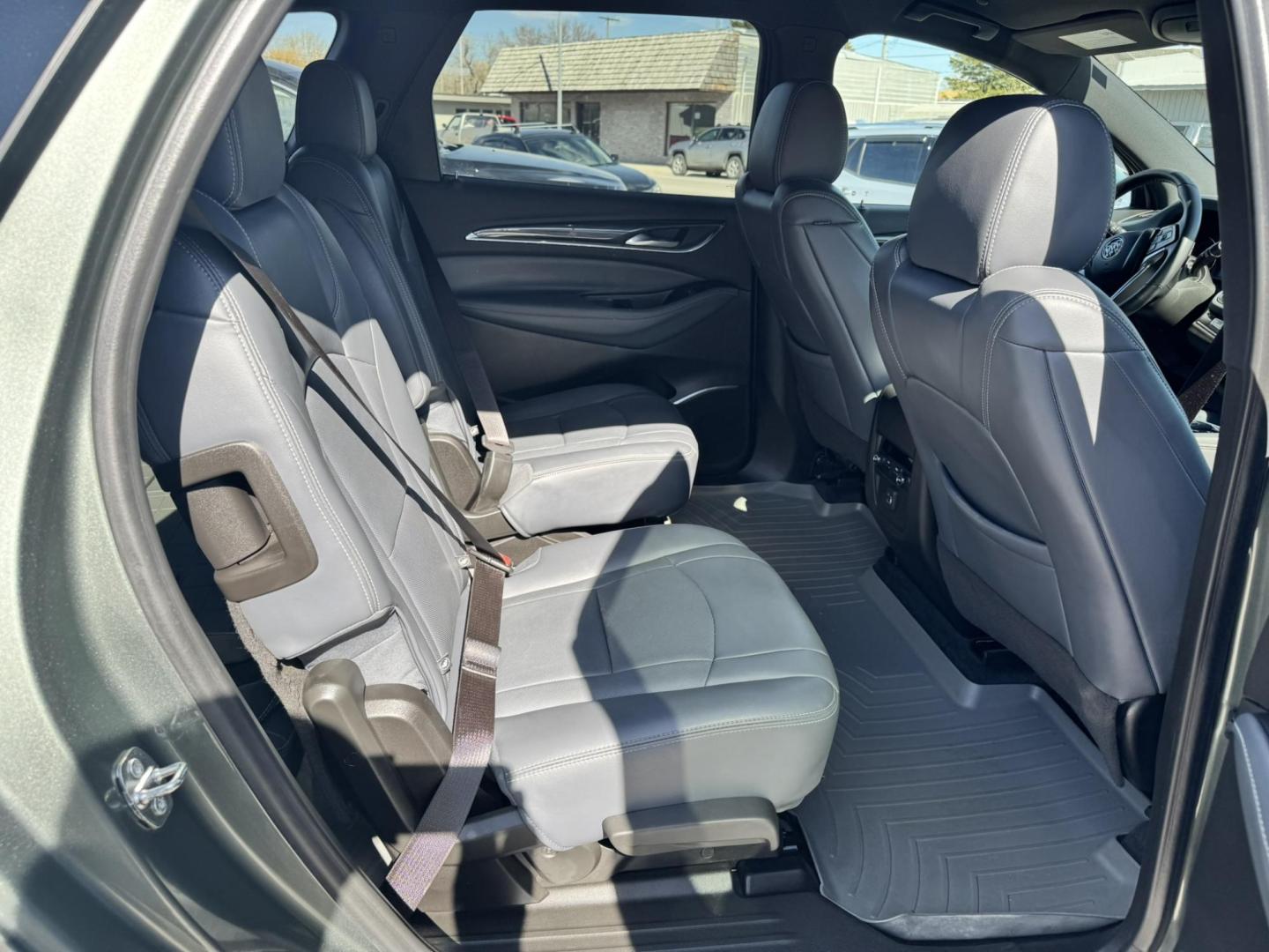 2022 Green /Grey Buick Enclave Essence AWD (5GAEVAKW1NJ) with an 3.6L V6 DOHC 24V engine, 9A transmission, located at 116 5th Avenue South, Lewistown, MT, 59457, 47.063877, -109.427879 - Experience smooth, refined driving in this 2022 Buick Enclave Essence AWD. Powered by a proven 3.6L V6 engine, this SUV delivers strong performance with the confidence of all-wheel drive, making it a great fit for Montana roads year-round. Inside, the Enclave shines with a quiet, upscale cabin feat - Photo#8