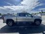 2023 Grey /Tan GMC Sierra 1500 SLT Crew Cab 4WD (1GTUUDEL4PZ) with an 6.2L V8 OHV 16V engine, 6A transmission, located at 116 5th Avenue South, Lewistown, MT, 59457, 47.063877, -109.427879 - Power, luxury, and capability come together in this 2023 GMC Sierra 1500 SLT Crew Cab 4WD. Under the hood is the legendary 6.2L V8, delivering an impressive 420 horsepower and paired with a smooth 10-speed automatic transmission for confident towing, hauling, and everyday driving. The spacious Crew- Photo#1
