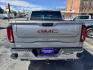 2023 Grey /Tan GMC Sierra 1500 SLT Crew Cab 4WD (1GTUUDEL4PZ) with an 6.2L V8 OHV 16V engine, 6A transmission, located at 116 5th Avenue South, Lewistown, MT, 59457, 47.063877, -109.427879 - Power, luxury, and capability come together in this 2023 GMC Sierra 1500 SLT Crew Cab 4WD. Under the hood is the legendary 6.2L V8, delivering an impressive 420 horsepower and paired with a smooth 10-speed automatic transmission for confident towing, hauling, and everyday driving. The spacious Crew- Photo#3