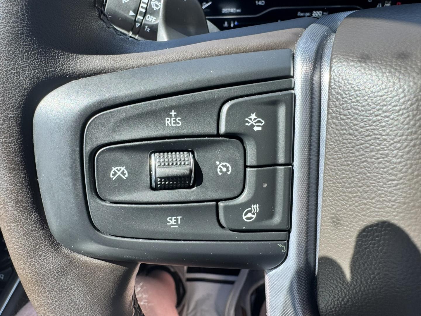 2023 Grey /Tan GMC Sierra 1500 SLT Crew Cab 4WD (1GTUUDEL4PZ) with an 6.2L V8 OHV 16V engine, 6A transmission, located at 116 5th Avenue South, Lewistown, MT, 59457, 47.063877, -109.427879 - Power, luxury, and capability come together in this 2023 GMC Sierra 1500 SLT Crew Cab 4WD. Under the hood is the legendary 6.2L V8, delivering an impressive 420 horsepower and paired with a smooth 10-speed automatic transmission for confident towing, hauling, and everyday driving. The spacious Crew- Photo#17