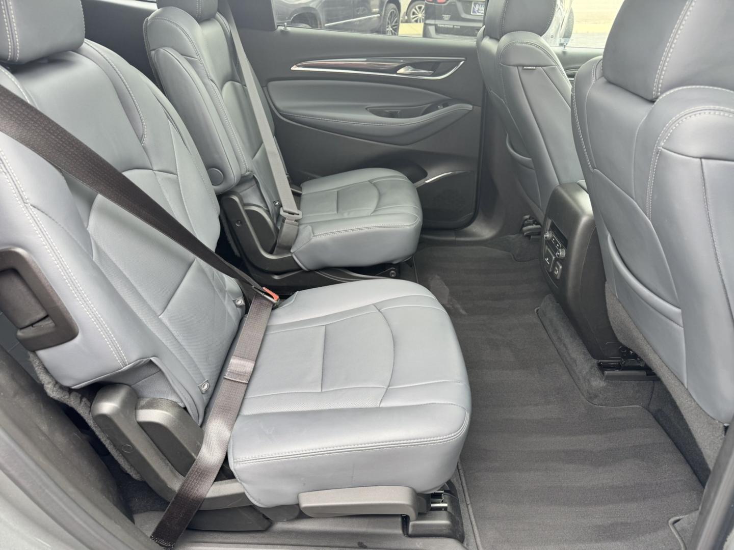 2023 Grey /Grey Buick Enclave Essence AWD (5GAEVAKW9PJ) with an 3.6L V6 DOHC 24V engine, 9A transmission, located at 116 5th Avenue South, Lewistown, MT, 59457, 47.063877, -109.427879 - Experience premium comfort, modern technology, and confidence in every season with this 2023 Buick Enclave Essence AWD. As a GM Lease Return, this Enclave has been well cared for and offers exceptional value on a like-new SUV. Designed with families in mind, the Enclave features three rows of spaci- Photo#8