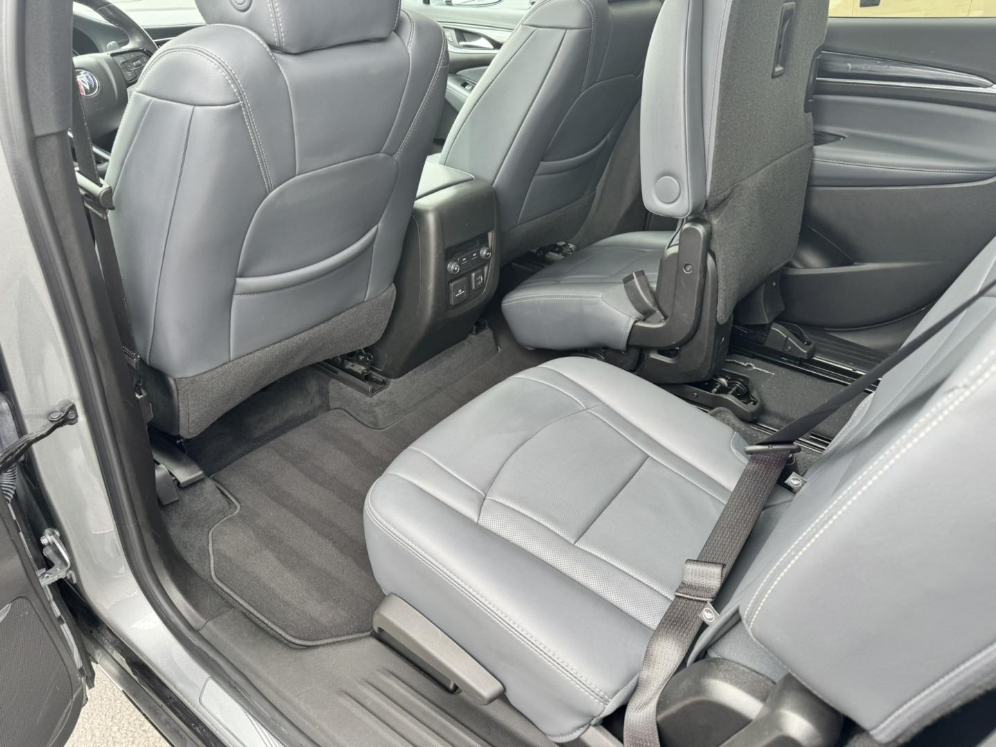 2023 Grey /Grey Buick Enclave Essence AWD (5GAEVAKW9PJ) with an 3.6L V6 DOHC 24V engine, 9A transmission, located at 116 5th Avenue South, Lewistown, MT, 59457, 47.063877, -109.427879 - Experience premium comfort, modern technology, and confidence in every season with this 2023 Buick Enclave Essence AWD. As a GM Lease Return, this Enclave has been well cared for and offers exceptional value on a like-new SUV. Designed with families in mind, the Enclave features three rows of spaci- Photo#11