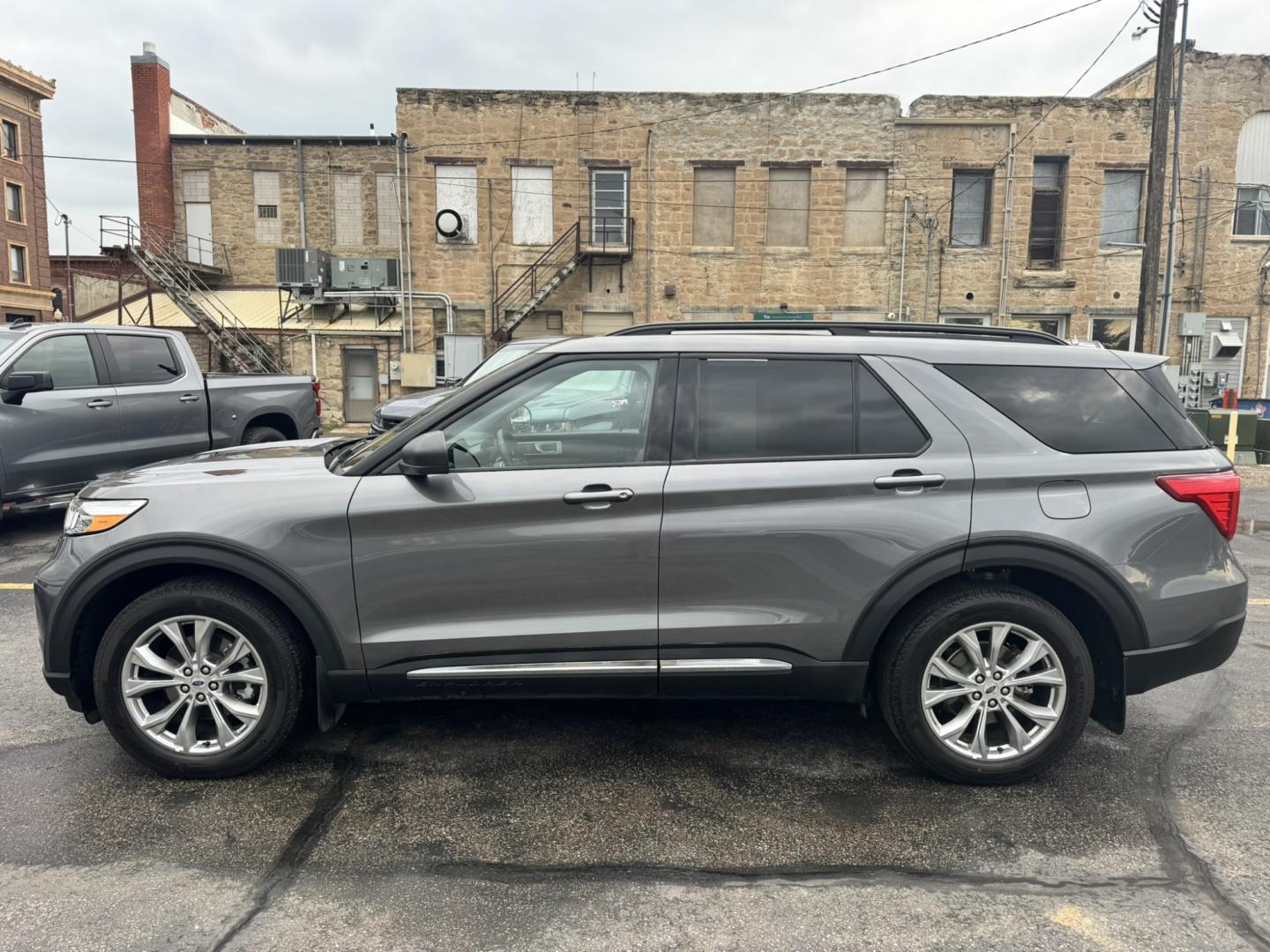 2023 Grey /Black Ford Explorer XLT AWD (1FMSK8DH3PG) with an 2.3L L4 DOHC 16V engine, 10A transmission, located at 116 5th Avenue South, Lewistown, MT, 59457, 47.063877, -109.427879 - With only 4,800 miles, this 2023 Ford Explorer XLT is an incredible opportunity to own a like-new SUV without the new vehicle price. Combining bold styling, impressive capability, and a spacious interior, it's ready for family road trips, daily commuting, and everything in between. Inside, you'll f- Photo#6