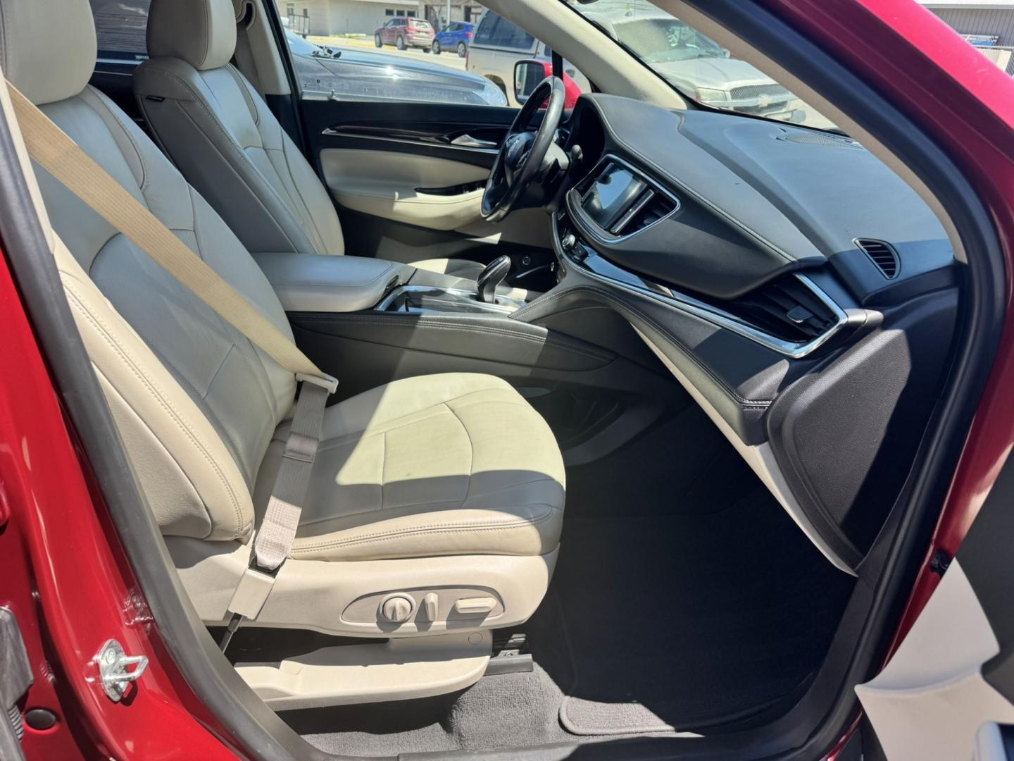 2019 Maroon /Tan Buick Enclave Essence AWD (5GAEVAKW8KJ) with an 3.6L V6 DOHC 24V engine, 9A transmission, located at 116 5th Avenue South, Lewistown, MT, 59457, 47.063877, -109.427879- Photo#7