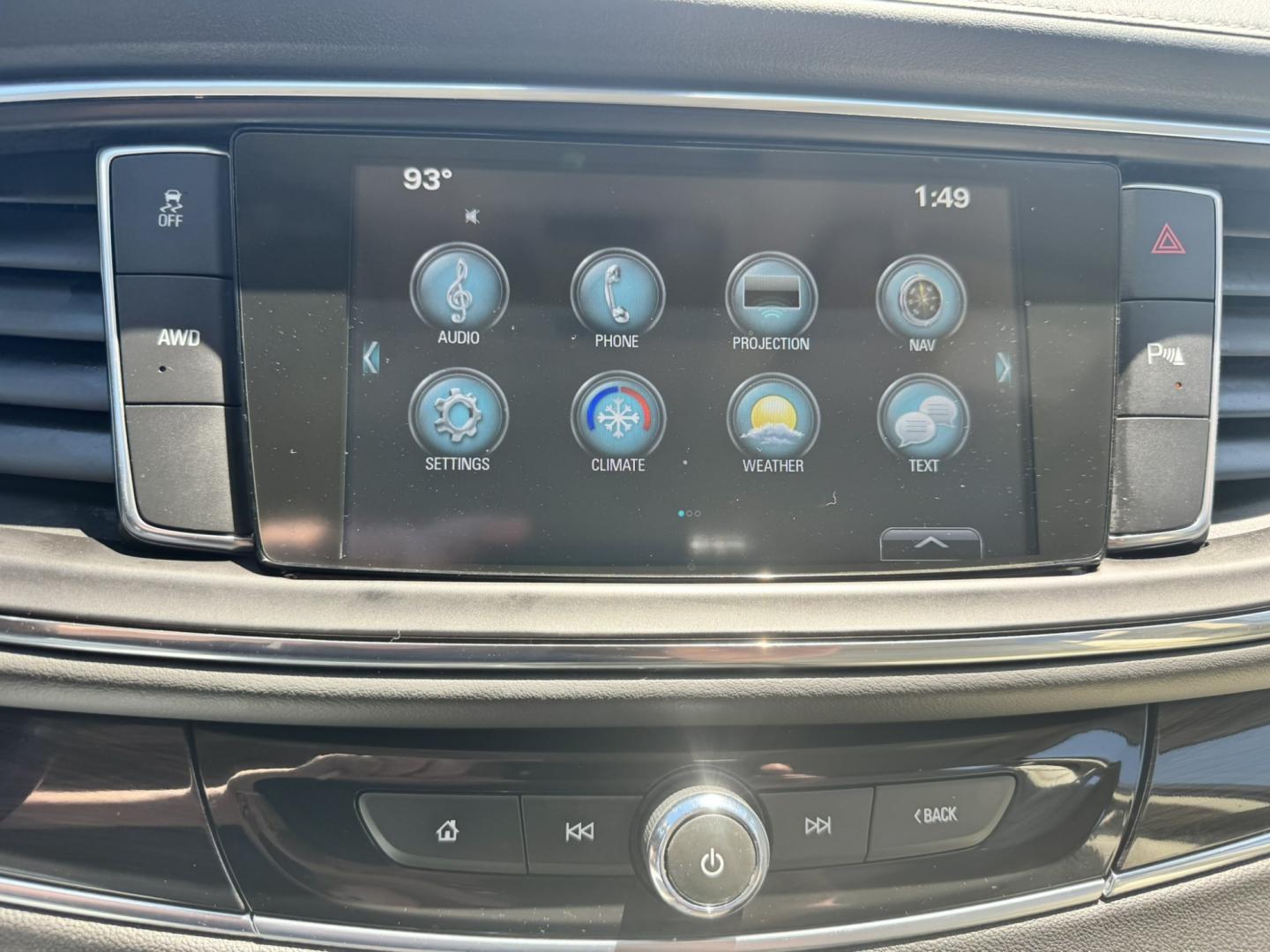 2019 Maroon /Tan Buick Enclave Essence AWD (5GAEVAKW8KJ) with an 3.6L V6 DOHC 24V engine, 9A transmission, located at 116 5th Avenue South, Lewistown, MT, 59457, 47.063877, -109.427879- Photo#19