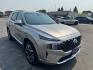 2023 Silver /Black Hyundai Santa Fe Calligraphy AWD (5NMS5DAL0PH) with an 2.5L L4 DOHC 16V engine, 6A transmission, located at 116 5th Avenue South, Lewistown, MT, 59457, 47.063877, -109.427879 - Luxury, comfort, and confidence come together in this 2023 Hyundai Santa Fe Calligraphy AWD! Finished with Hyundai's top-of-the-line Calligraphy trim, this SUV is loaded with premium features including quilted Nappa leather seating, panoramic sunroof, premium Bose audio, large touchscreen with navig- Photo#0