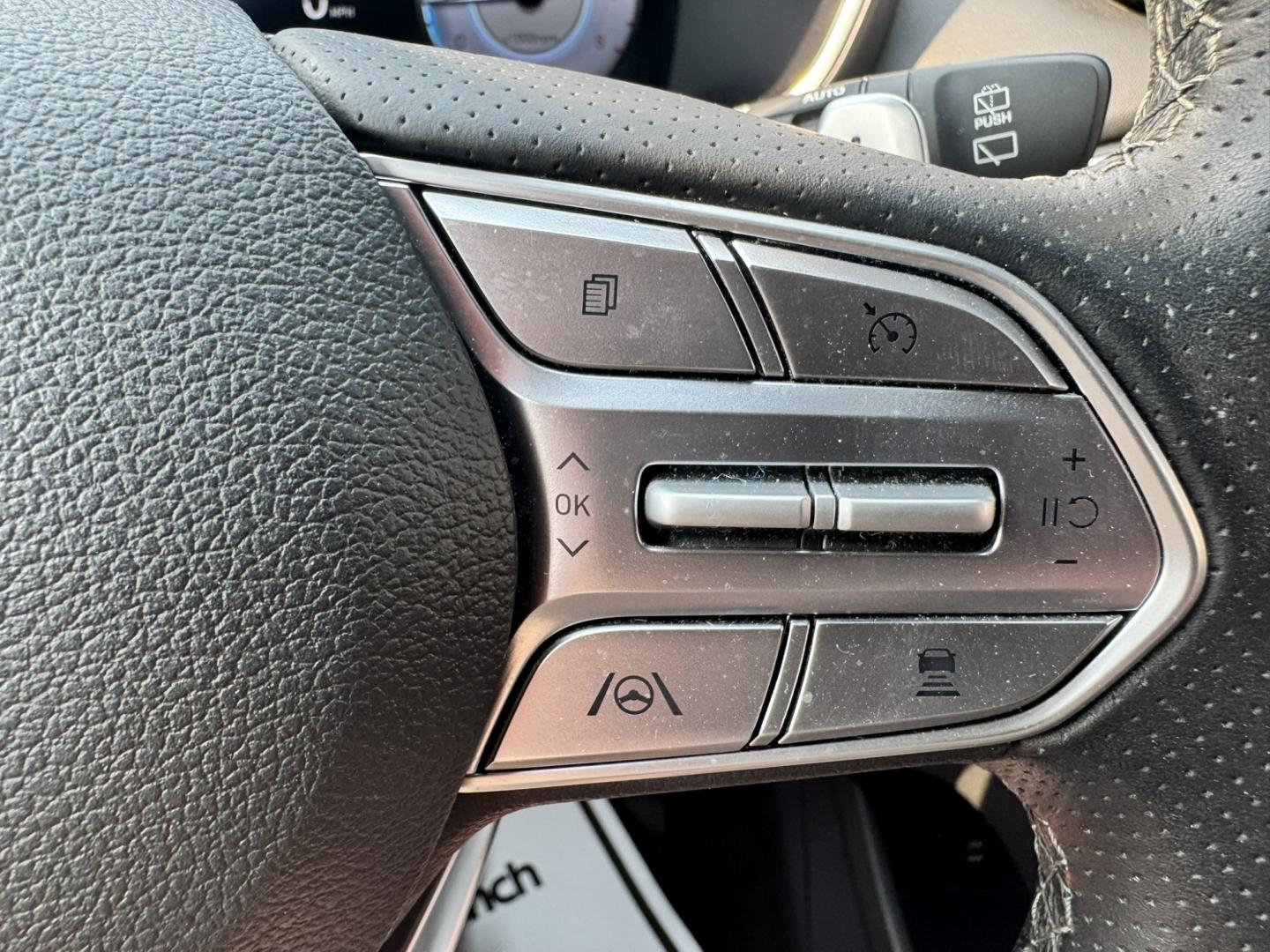 2023 Silver /Black Hyundai Santa Fe Calligraphy AWD (5NMS5DAL0PH) with an 2.5L L4 DOHC 16V engine, 6A transmission, located at 116 5th Avenue South, Lewistown, MT, 59457, 47.063877, -109.427879 - Luxury, comfort, and confidence come together in this 2023 Hyundai Santa Fe Calligraphy AWD! Finished with Hyundai's top-of-the-line Calligraphy trim, this SUV is loaded with premium features including quilted Nappa leather seating, panoramic sunroof, premium Bose audio, large touchscreen with navig- Photo#19