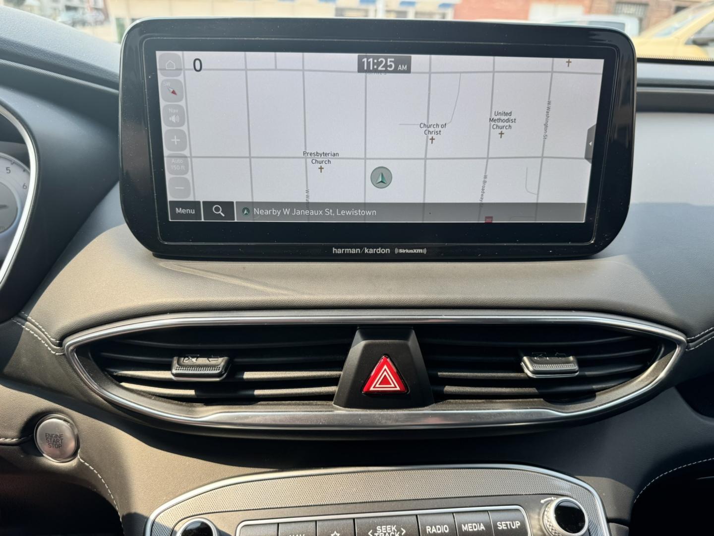 2023 Silver /Black Hyundai Santa Fe Calligraphy AWD (5NMS5DAL0PH) with an 2.5L L4 DOHC 16V engine, 6A transmission, located at 116 5th Avenue South, Lewistown, MT, 59457, 47.063877, -109.427879 - Luxury, comfort, and confidence come together in this 2023 Hyundai Santa Fe Calligraphy AWD! Finished with Hyundai's top-of-the-line Calligraphy trim, this SUV is loaded with premium features including quilted Nappa leather seating, panoramic sunroof, premium Bose audio, large touchscreen with navig- Photo#22