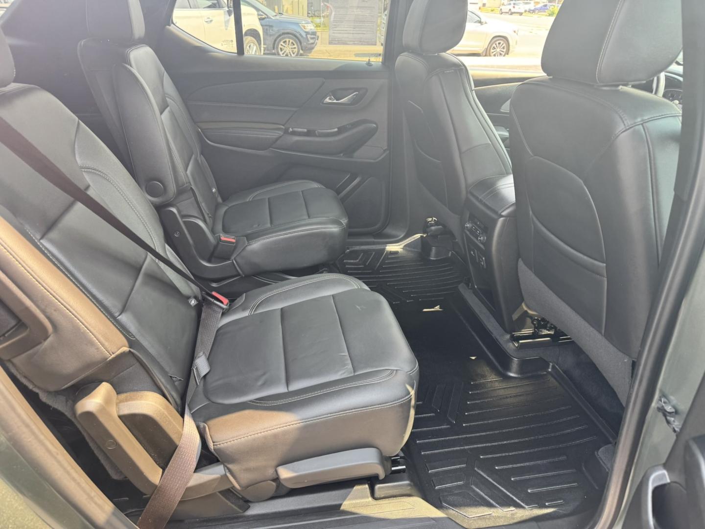 2023 Grey /Black Chevrolet Traverse LT Feather AWD (1GNEVHKW2PJ) with an 3.6L V6 DOHC 24V engine, 9A transmission, located at 116 5th Avenue South, Lewistown, MT, 59457, 47.063877, -109.427879 - Need room for the whole family without sacrificing comfort or capability? Check out this 2023 Chevrolet Traverse LT AWD with leather! This GM lease return has been well cared for and offers the peace of mind of a late-model SUV packed with the features today's drivers want. Inside you'll find premi- Photo#8