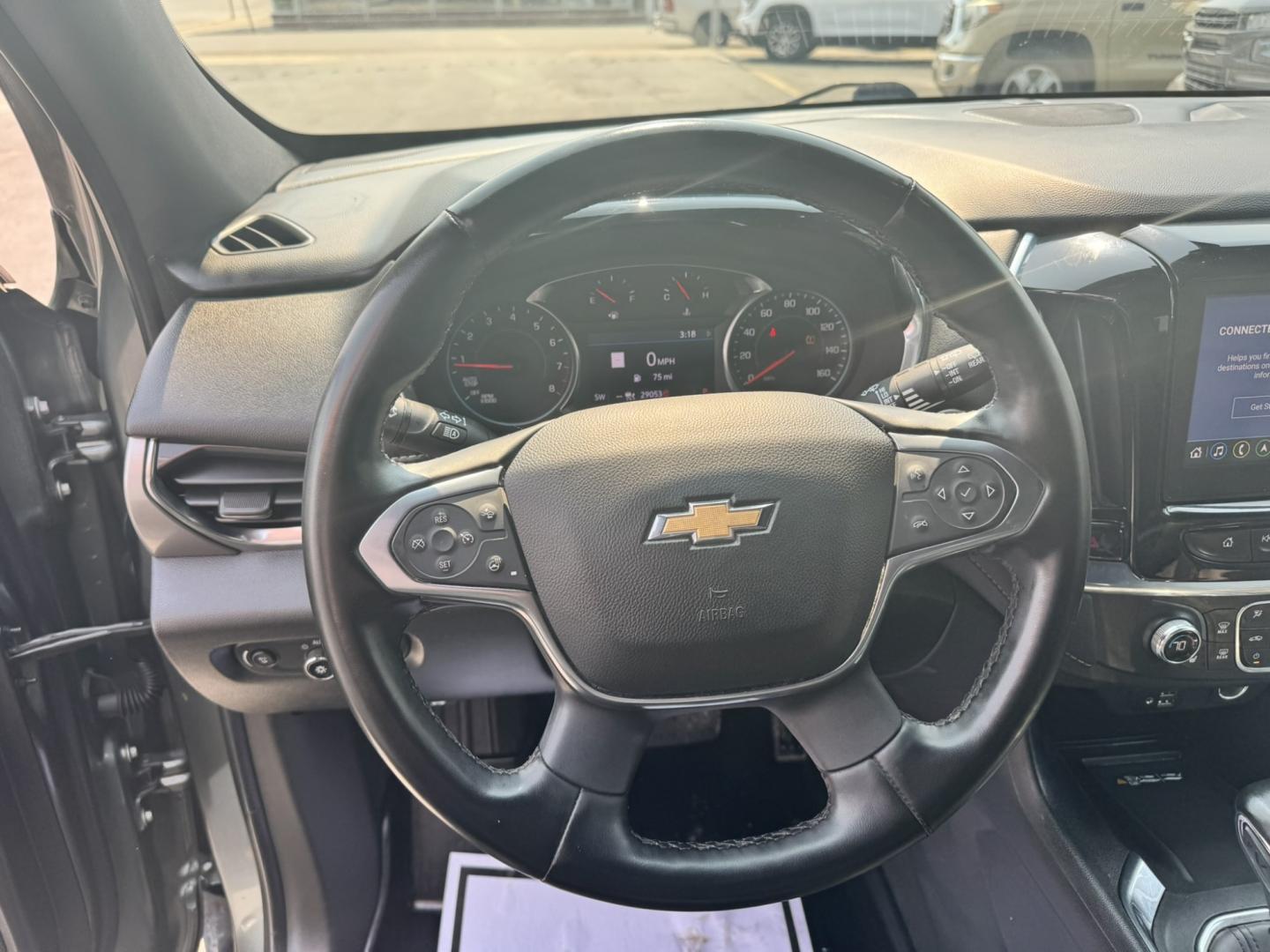 2023 Grey /Black Chevrolet Traverse LT Feather AWD (1GNEVHKW2PJ) with an 3.6L V6 DOHC 24V engine, 9A transmission, located at 116 5th Avenue South, Lewistown, MT, 59457, 47.063877, -109.427879 - Need room for the whole family without sacrificing comfort or capability? Check out this 2023 Chevrolet Traverse LT AWD with leather! This GM lease return has been well cared for and offers the peace of mind of a late-model SUV packed with the features today's drivers want. Inside you'll find premi- Photo#15