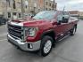 2023 Maroon /Tan GMC Sierra 2500HD SLT Crew Cab 2WD (1GT49NEY6PF) with an 6.6L V8 OHV 16V TURBO DIESEL engine, 6A transmission, located at 116 5th Avenue South, Lewistown, MT, 59457, 47.063877, -109.427879 - When it's time to get serious about towing, hauling, or simply driving one of the nicest heavy-duty trucks on the road, this 2023 GMC Sierra 2500HD SLT Crew Cab 4x4 is ready for the job. Powered by the legendary 6.6L Duramax Turbo-Diesel V8 paired with the Allison® 10-speed automatic transmission,- Photo#7