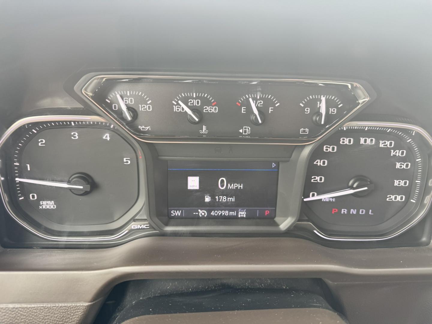 2023 Maroon /Tan GMC Sierra 2500HD SLT Crew Cab 2WD (1GT49NEY6PF) with an 6.6L V8 OHV 16V TURBO DIESEL engine, 6A transmission, located at 116 5th Avenue South, Lewistown, MT, 59457, 47.063877, -109.427879 - When it's time to get serious about towing, hauling, or simply driving one of the nicest heavy-duty trucks on the road, this 2023 GMC Sierra 2500HD SLT Crew Cab 4x4 is ready for the job. Powered by the legendary 6.6L Duramax Turbo-Diesel V8 paired with the Allison® 10-speed automatic transmission,- Photo#16