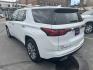 2023 WHITE /Black Chevrolet Traverse Premier AWD (1GNEVKKW9PJ) with an 3.6L V6 DOHC 24V engine, 9A transmission, located at 116 5th Avenue South, Lewistown, MT, 59457, 47.063877, -109.427879 - This 2023 Chevrolet Traverse Premier AWD gives you the perfect combination of luxury, space and all-weather capability. Powered by the proven 3.6L V6 with 310 horsepower and paired with a 9-speed automatic transmission, the Traverse has plenty of power while the AWD system gives you added confidence- Photo#4