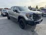2023 Grey /Black GMC Sierra 1500 AT4X Crew Cab 4WD (3GTUUFEL6PG) with an 6.2L V8 OHV 16V engine, 6A transmission, located at 116 5th Avenue South, Lewistown, MT, 59457, 47.063877, -109.427879 - 2023 GMC Sierra 1500 AT4X Crew Cab 4WD with the 6.2L V8 — this is the Sierra for someone who wants serious capability without giving up luxury. The AT4X takes the already impressive Sierra and adds the hardware and features to make it a legitimate off-road truck while still giving you an upscale,- Photo#0