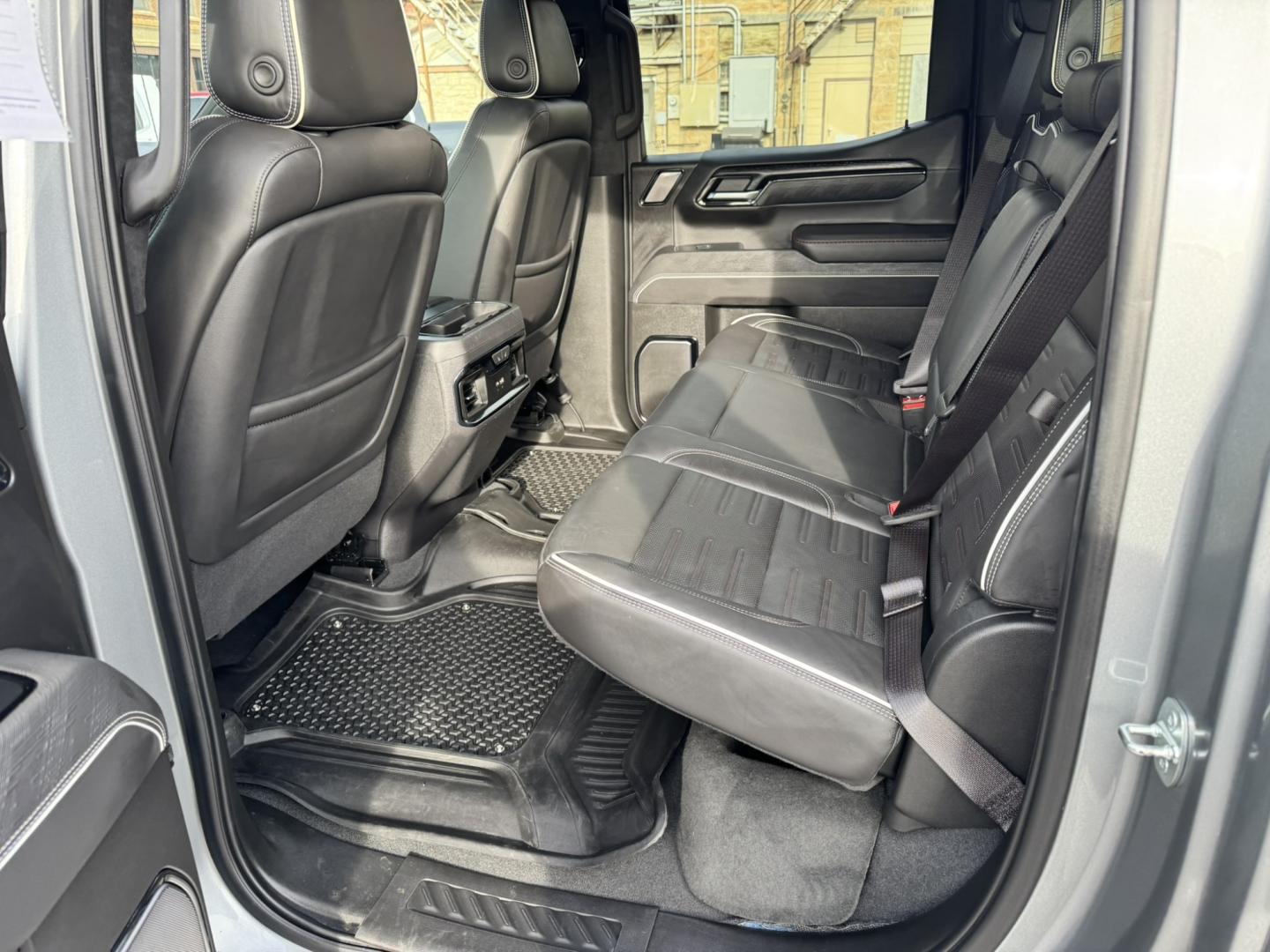 2023 Grey /Black GMC Sierra 1500 AT4X Crew Cab 4WD (3GTUUFEL6PG) with an 6.2L V8 OHV 16V engine, 6A transmission, located at 116 5th Avenue South, Lewistown, MT, 59457, 47.063877, -109.427879 - 2023 GMC Sierra 1500 AT4X Crew Cab 4WD with the 6.2L V8 — this is the Sierra for someone who wants serious capability without giving up luxury. The AT4X takes the already impressive Sierra and adds the hardware and features to make it a legitimate off-road truck while still giving you an upscale,- Photo#12
