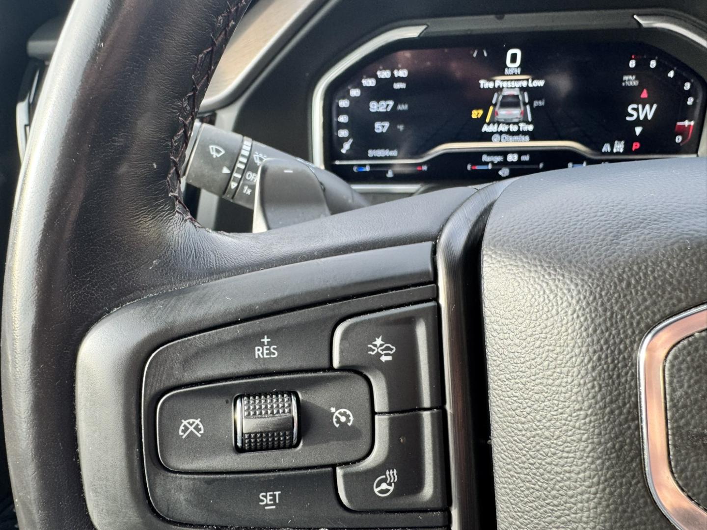 2023 Grey /Black GMC Sierra 1500 AT4X Crew Cab 4WD (3GTUUFEL6PG) with an 6.2L V8 OHV 16V engine, 6A transmission, located at 116 5th Avenue South, Lewistown, MT, 59457, 47.063877, -109.427879 - 2023 GMC Sierra 1500 AT4X Crew Cab 4WD with the 6.2L V8 — this is the Sierra for someone who wants serious capability without giving up luxury. The AT4X takes the already impressive Sierra and adds the hardware and features to make it a legitimate off-road truck while still giving you an upscale,- Photo#19