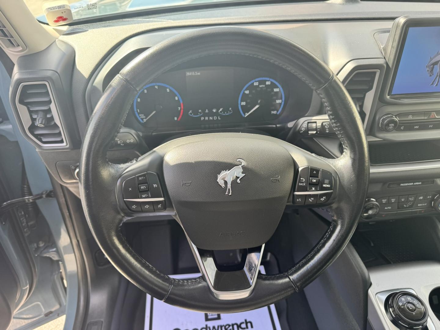 2021 Blue /Grey Ford Bronco Sport Big Bend (3FMCR9B64MR) with an 1.5L L3 engine, 8A transmission, located at 116 5th Avenue South, Lewistown, MT, 59457, 47.063877, -109.427879 - 2021 Ford Bronco Sport Big Bend — if you're looking for a compact SUV with great style, all-weather capability and plenty of personality, this Bronco Sport deserves a look. The Big Bend gives you the rugged Bronco look while still being easy to drive, comfortable and practical for everyday use. T- Photo#11