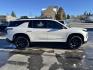 2024 WHITE /Black Chevrolet Traverse RS AWD (1GNEVLKS8RJ) with an 2.5L L4 DOHC 16V TURBO engine, 9A transmission, located at 116 5th Avenue South, Lewistown, MT, 59457, 47.063877, -109.427879 - Check out this sharp 2024 Chevrolet Traverse RS AWD! This well-equipped SUV combines sporty RS styling, impressive performance, and the comfort and technology your family will appreciate. Powered by a 2.5L turbocharged engine paired with an 8-speed automatic transmission, it delivers strong accelera- Photo#1