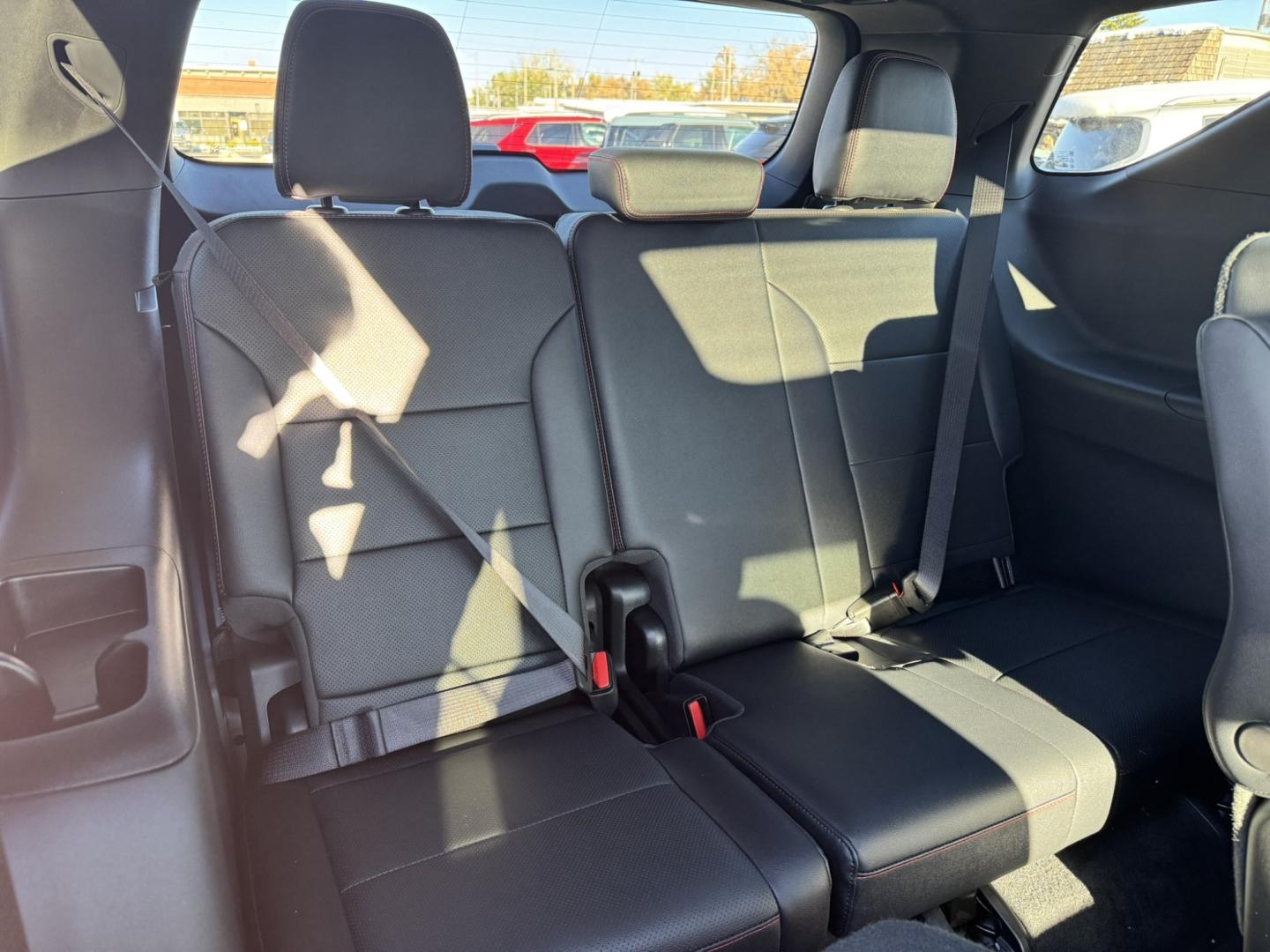 2024 WHITE /Black Chevrolet Traverse RS AWD (1GNEVLKS8RJ) with an 2.5L L4 DOHC 16V TURBO engine, 9A transmission, located at 116 5th Avenue South, Lewistown, MT, 59457, 47.063877, -109.427879 - Check out this sharp 2024 Chevrolet Traverse RS AWD! This well-equipped SUV combines sporty RS styling, impressive performance, and the comfort and technology your family will appreciate. Powered by a 2.5L turbocharged engine paired with an 8-speed automatic transmission, it delivers strong accelera- Photo#9