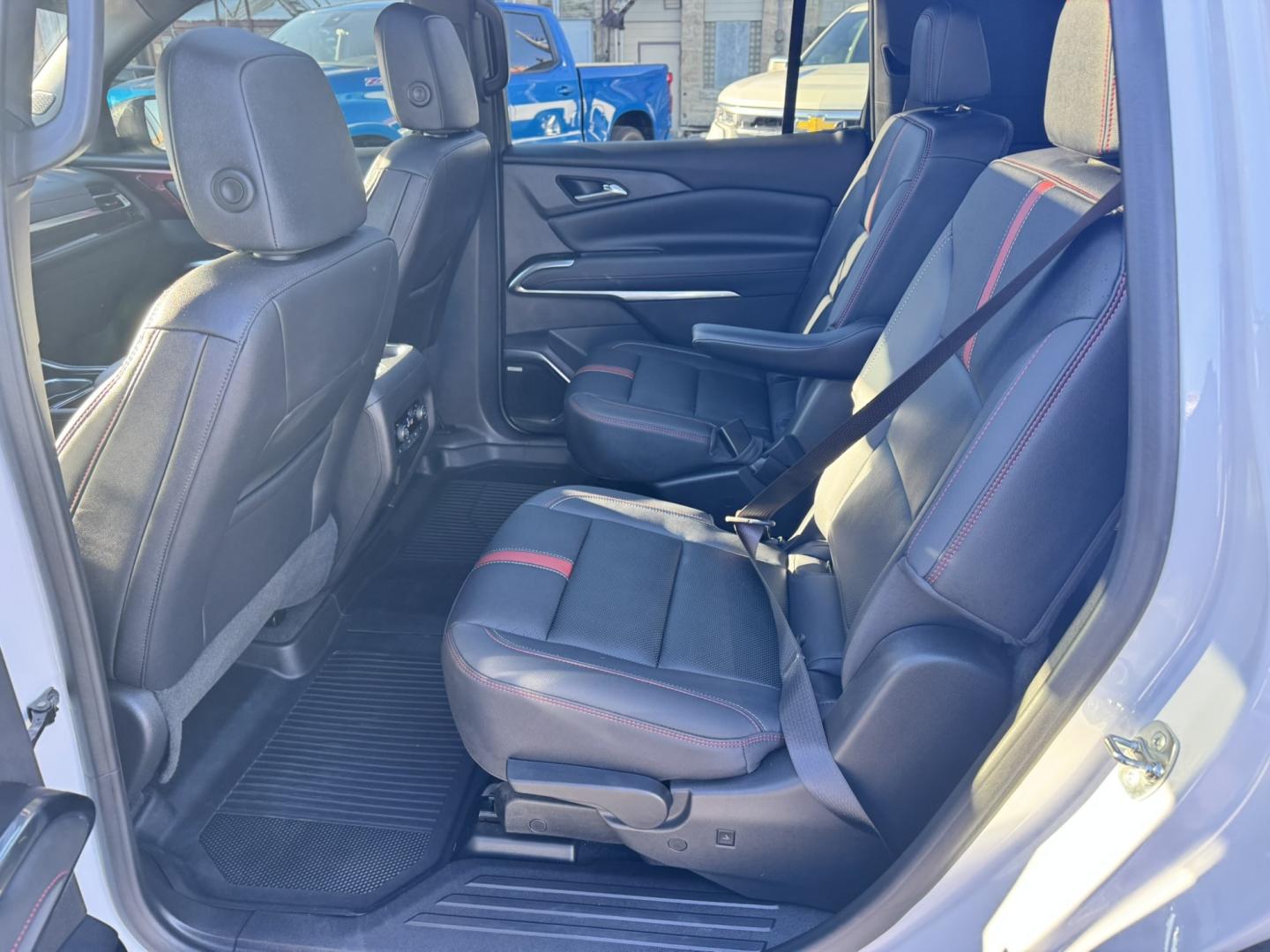 2024 WHITE /Black Chevrolet Traverse RS AWD (1GNEVLKS8RJ) with an 2.5L L4 DOHC 16V TURBO engine, 9A transmission, located at 116 5th Avenue South, Lewistown, MT, 59457, 47.063877, -109.427879 - Check out this sharp 2024 Chevrolet Traverse RS AWD! This well-equipped SUV combines sporty RS styling, impressive performance, and the comfort and technology your family will appreciate. Powered by a 2.5L turbocharged engine paired with an 8-speed automatic transmission, it delivers strong accelera- Photo#15