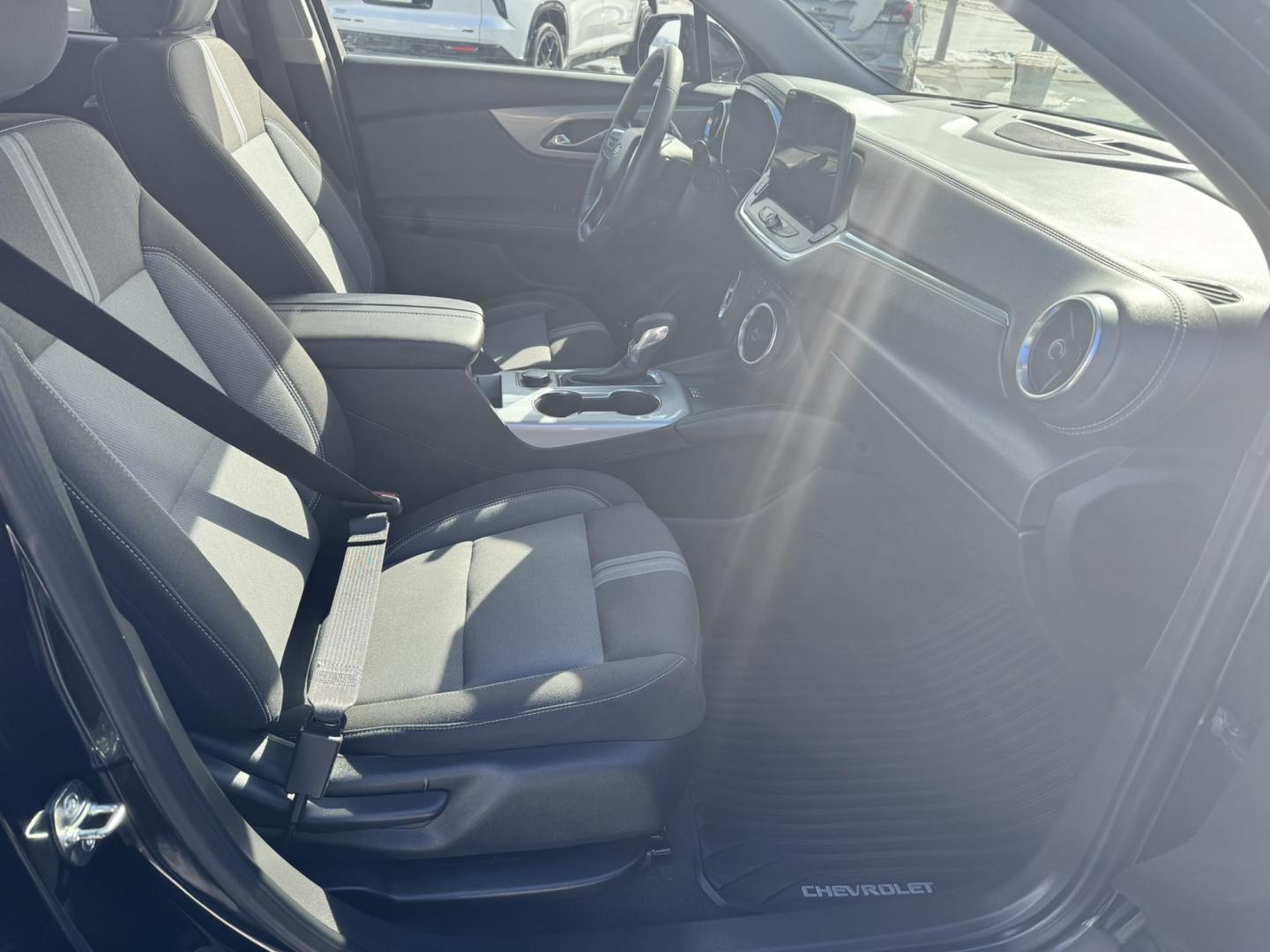 2025 Black /Grey Chevrolet Blazer 2LT AWD (3GNKBHR46SS) with an 2.0L L4 DOHC 16 TURBO engine, 9A transmission, located at 116 5th Avenue South, Lewistown, MT, 59457, 47.063877, -109.427879 - Check out this sharp 2025 Chevrolet Blazer 2LT AWD! With bold styling, sporty performance, and a comfortable, well-equipped interior, this Blazer is a great choice for anyone looking for a versatile SUV that stands out from the crowd. Powered by a 2.0L turbocharged engine paired with a 9-speed autom- Photo#7