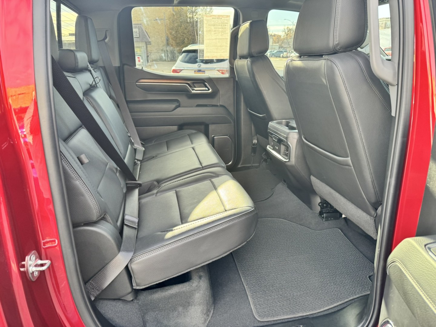 2024 Maroon /Black GMC Sierra 1500 Denali Crew Cab Short Box 4WD (3GTUUGEL8RG) with an 6.2L V8 OHV 16V engine, 6A transmission, located at 116 5th Avenue South, Lewistown, MT, 59457, 47.063877, -109.427879 - **2024 GMC Sierra 1500 Crew Cab Denali 4WD – 6.2L V8** Experience luxury and capability in this 2024 GMC Sierra 1500 Crew Cab Denali 4WD. The powerful 6.2L EcoTec3 V8 delivers **420 horsepower** and **460 lb-ft of torque**, paired with a 10-speed automatic and four-wheel drive for confident perfo- Photo#8
