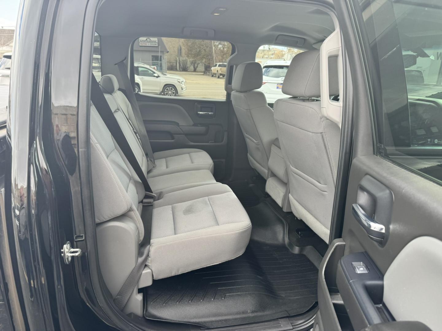 2018 Black /Grey Chevrolet Silverado 1500 Custom Crew Cab 4WD (3GCUKPEC1JG) with an 5.3L V8 OHV 16V engine, 6A transmission, located at 116 5th Avenue South, Lewistown, MT, 59457, 47.063877, -109.427879 - **2018 Chevrolet Silverado 1500 Crew Cab Custom 4WD** Ready for work and the weekend, this 2018 Chevrolet Silverado 1500 Crew Cab Custom 4WD delivers proven full-size truck capability. Powered by the available EcoTec3 5.3L V8 producing **355 horsepower** and **383 lb-ft of torque** (or the standa- Photo#8