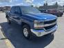 2016 BLUE /Grey Chevrolet Silverado 1500 LT Crew Cab 4WD (3GCUKRECXGG) with an 5.3L V8 OHV 16V engine, 6A transmission, located at 116 5th Avenue South, Lewistown, MT, 59457, 47.063877, -109.427879 - Clean Car Fax on this 2016 Chevrolet Silverado LT Crew Cab 4WD! Power driver seat, heated front seats, Navigation, Keyless Entry, remote start, tow package, heated exterior mirrors, ALL STAR EDITION * TRAILERING EQUIPMENT PKG INCL AUTO LOCKING REAR DIFFERENTIAL * PWR SEAT ADJUSTER, DRIVER * LED FRO - Photo#0